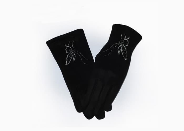 warm superfine fiber suede leather gloves Slide touchscreen phone